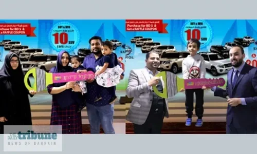 Ansar Gallery names mega car raffle winners