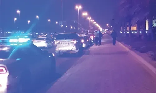 Police seize cars for holding rally