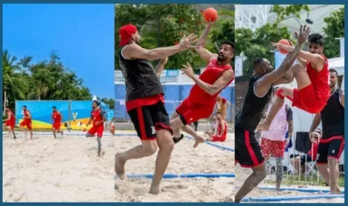 منتخب البحرين لكرة اليد الشاطئية يبدأ استعداداته لدورة الألعاب الآسيوية الشاطئية