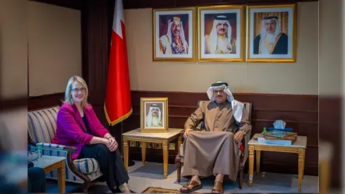 وزير الخارجية يلتقي السفيرة الأمريكية لبحث التعاون الأمني
