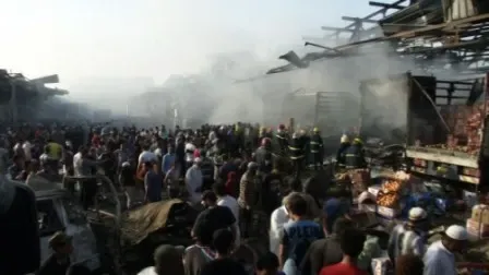 IS truck bomb kills at least 54 in Baghdad market