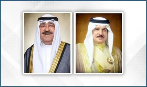 أمير الكويت يشكر ملك البحرين على تهنئته بالعيد الوطني