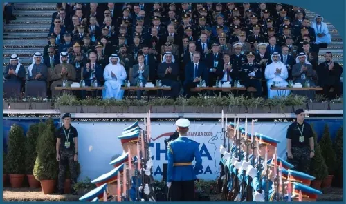 HH Shaikh Nasser Attends Serbian Armed Forces Parade