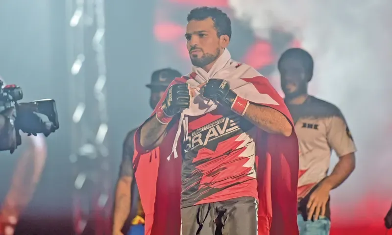 Hamza Kooheji in action at Brave 16