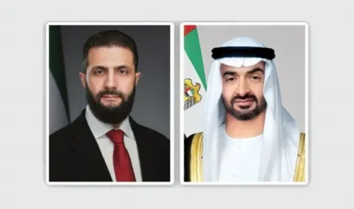 UAE and Syrian presidents discuss bilateral ties and regional situation