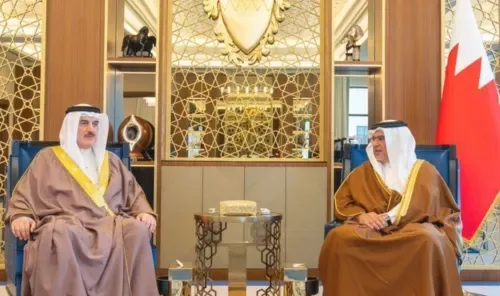 سمو ولي العهد ورئيس مجلس النواب يؤكدان على تضافر الجهود من أجل التقدم الوطني