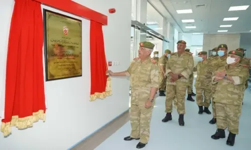افتتاح مبنى العيادات الخارجية بالحرس الوطني