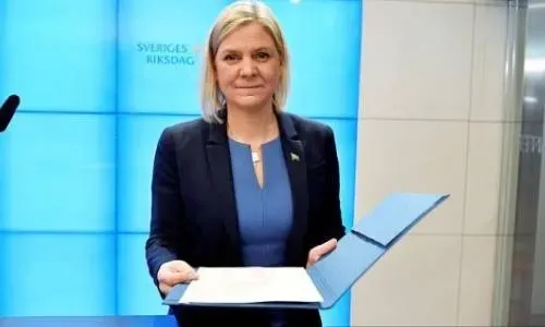 Sweden's first female Prime Minister resigns on first day of job