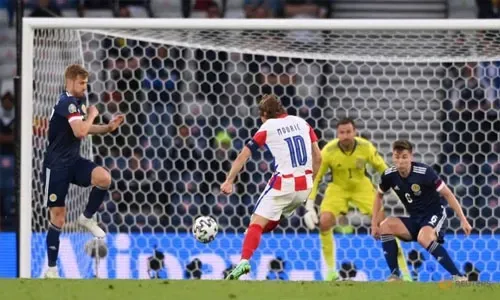 مودريتش يقود كرواتيا إلى دور الـ16 في يورو 2020 على حساب اسكتلندا