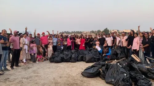 Pink Promise' Beach Clean-up Campaign Highlights Breast Cancer Awareness and Environment