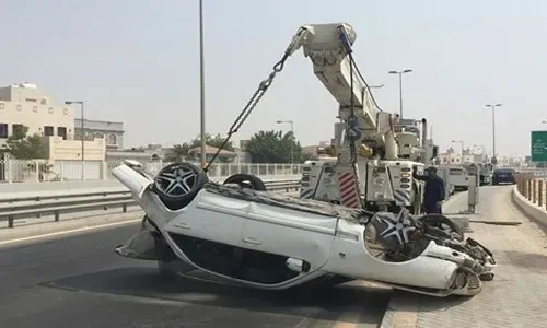 إصابة رجل في حادث مروع