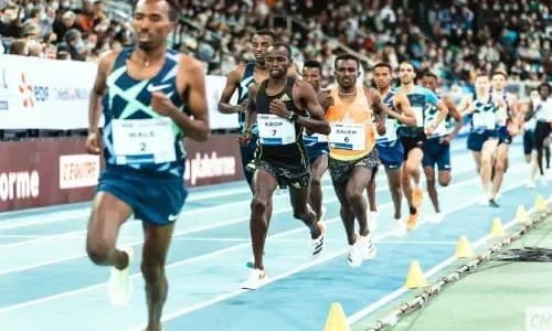 باليو يسجل رقمين قياسيين آسيوي ووطني جديدين في سباق 3000 متر داخل الصالات