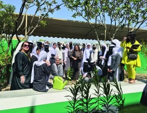 Pakistani Women’s Association Leads Tree-Planting at Pakistan School