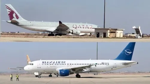 استئناف الرحلات الجوية الدولية من دمشق لأول مرة منذ الإطاحة بالأسد