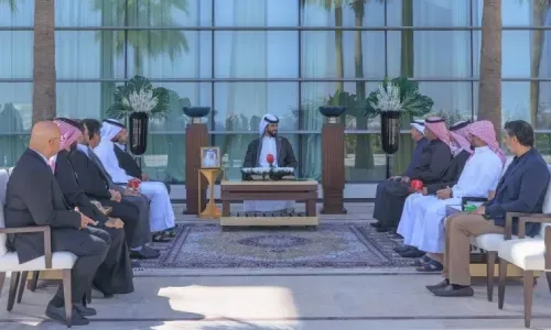 HH Shaikh Nasser stresses trade unions' important role in developing oil, gas sector