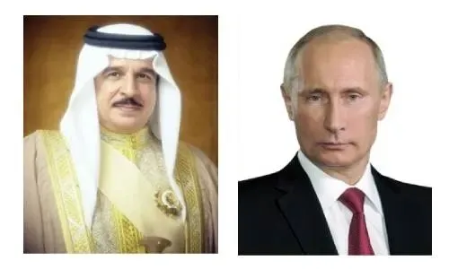 جلالة الملك المعظم والرئيس الروسي يؤكدان تعزيز العلاقات القوية بين البحرين وروسيا