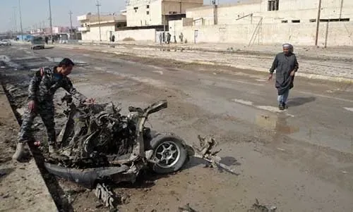 مقتل 10 أشخاص على الأقل في تفجير سيارة مفخخة بمدينة بعقوبة العراقية