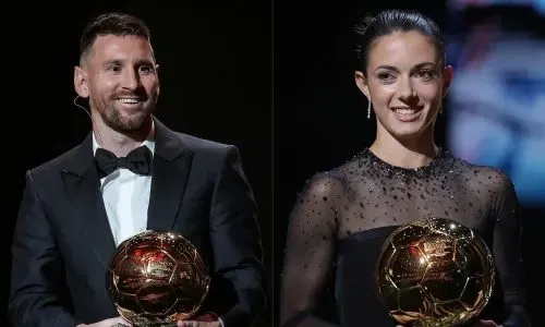 ميسي يفوز بالكرة الذهبية الثامنة وأيتانا بونماتي تحصد جائزة السيدات