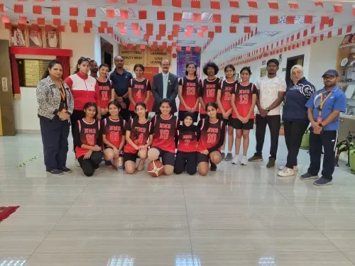 طالبات مدرسة الألفية الجديدة يحرزن لقب كرة السلة في بطولة مدارس CBSE بالبحرين