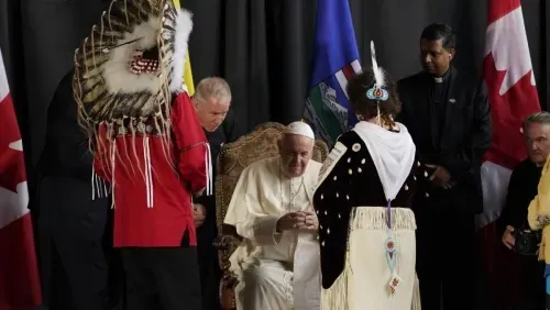 Pope lands in Canada, set for apologies to Indigenous groups