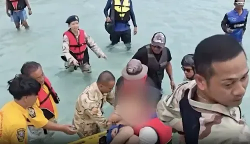 French father, two sons rescued after 16 hours adrift off Thailand