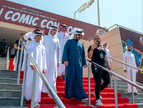 سمو الشيخ خالد بن حمد يفتتح معرض البحرين للكوميك كون 2025