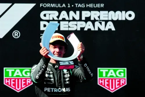 Antonelli profits from safety car pause to win Spanish GP