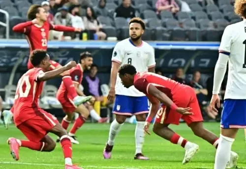 Canada down US to claim third in Nations League