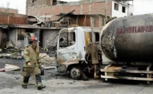 ارتفاع حصيلة ضحايا انفجار صهريج غاز في بيرو إلى 14 قتيلاً: الوزارة