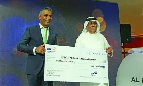 هشام نور يصبح المليونير الفوري لبنك البحرين والكويت