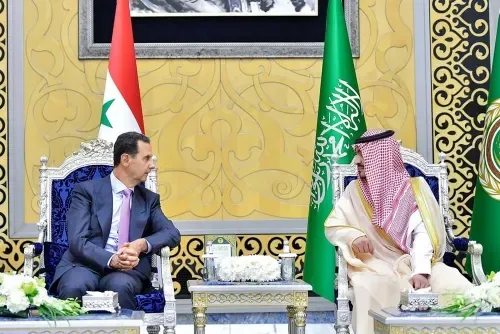 الأسد يلتقي قادة عرب قبيل القمة في السعودية