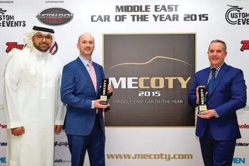 جاكوار XE ورينج روفر سبورت SVR تفوزان بجوائز سيارة العام في الشرق الأوسط (MECOTY)