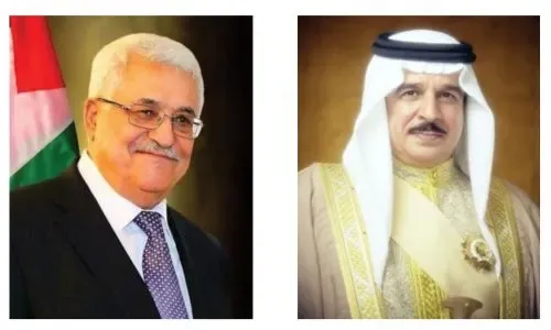 عاهل البلاد يتلقى اتصالاً هاتفياً من الرئيس الفلسطيني