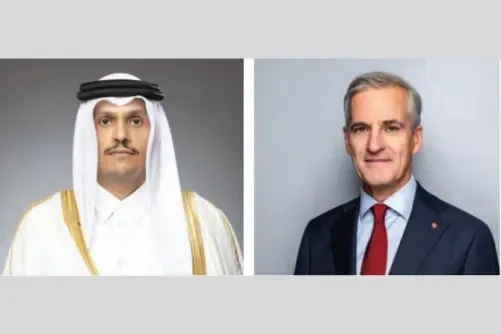 مكالمة رفيعة المستوى بين قطر والنرويج تركز على الأمن الإقليمي