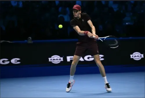 Sinner beats De Minaur to reach ATP Finals title match