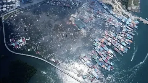 حريق هائل يدمر 1000 منزل في ولاية صباح الماليزية ويشرد الآلاف