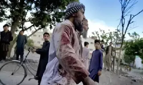 Blast kills more than 50 at Kabul mosque, its leader says
