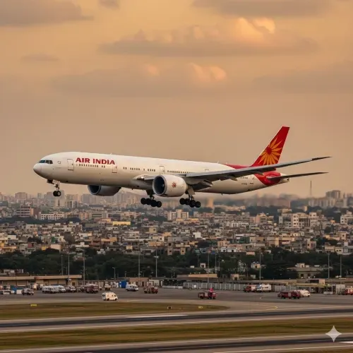 عطل في المحرك في الجو يجبر رحلة طيران الهند على العودة اضطرارياً إلى دلهي