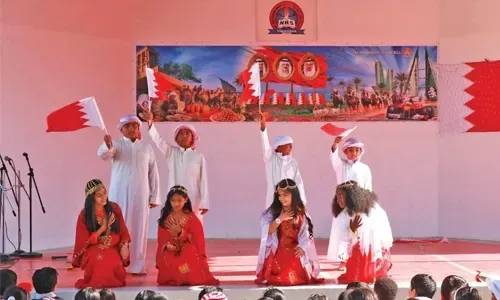 مدرسة "نيو هورايزن" تحتفل بالعيد الوطني لمملكة البحرين