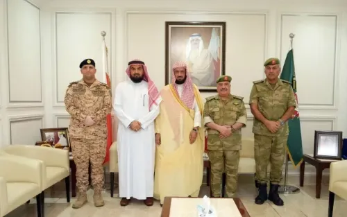 مسؤول في الحرس الوطني السعودي يزور البحرين