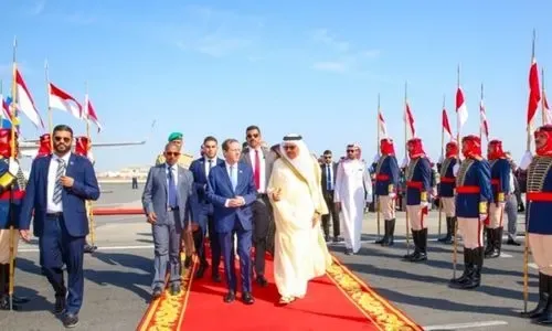 الرئيس الإسرائيلي يصل إلى البحرين