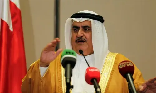 وزير الخارجية البحريني ينتقد إيران لاستغلالها القضية الفلسطينية