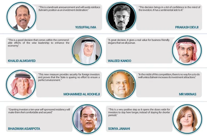 Business leaders welcomes 10-year residency for investors