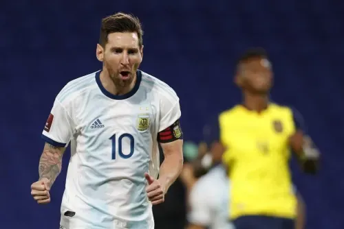 ميسي يقود الأرجنتين للفوز على الإكوادور في تصفيات كأس العالم