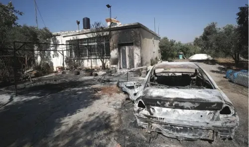 وفاة فلسطيني إثر هجوم للمستوطنين على قرية في الضفة الغربية