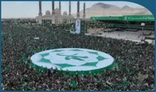 ملايين يحتشدون في صنعاء للاحتفال بذكرى المولد النبوي الشريف