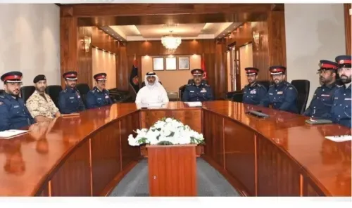 الشيخ خالد يزور المركز الوطني لإدارة الطوارئ المدنية