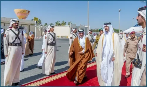 صاحب السمو الملكي ولي العهد رئيس مجلس الوزراء يزور دولة قطر