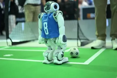 Goal for HPE: Robots seen playing football at GITEX