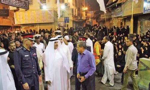 محافظ العاصمة يتفقد مراسم عاشوراء